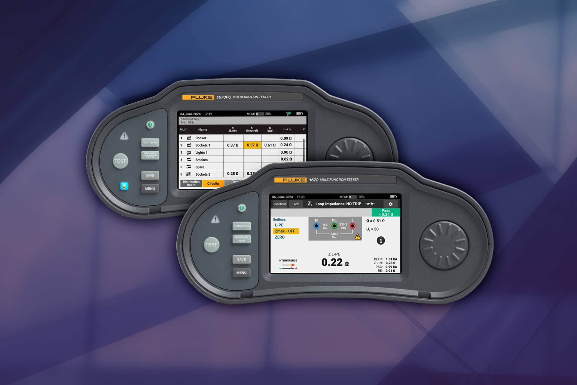 NEN Installatietesters - Fluke 167x-serie